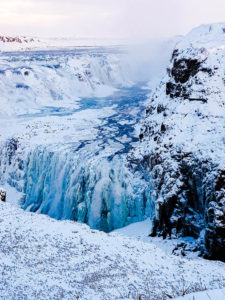 Iceland, Gullfloss Waterfall